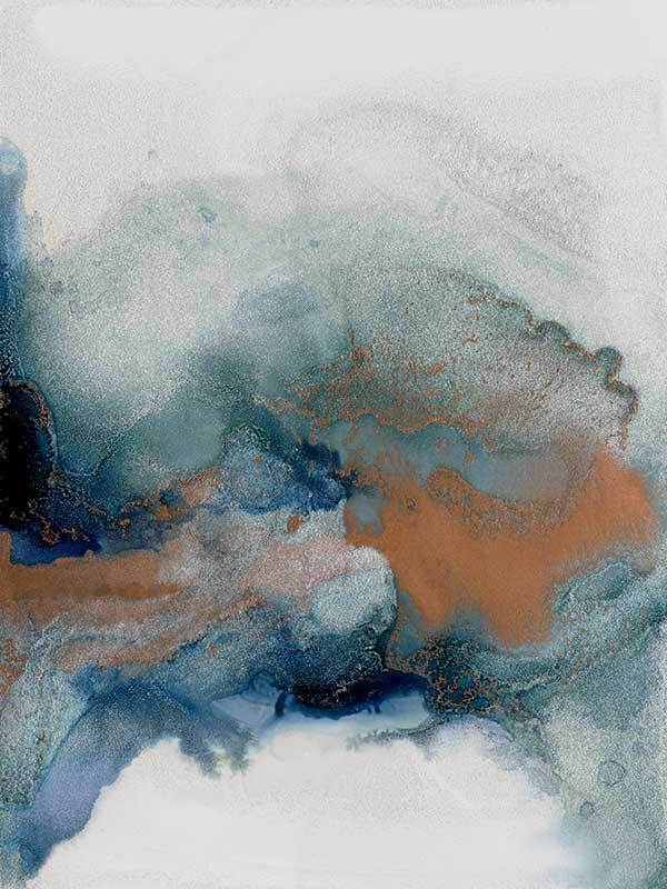 Dust and Sky II Canvas Art Print - Modern Abstract Wall Decor for Living Room, Bedroom & Office - Perfect for Home & Office Decor