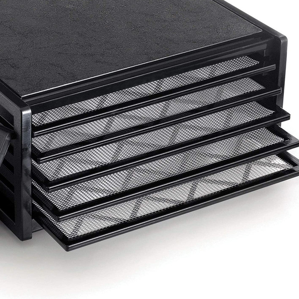 EXCALIBUR 5-Tray Electric Food Dehydrator with Adjustable Temperature & 26-Hour Timer - Refurbished with Home Essentials Warranty (Model 3526TB) - Perfect for Drying Fruits, Vegetables, Jerky & Herbs at Home