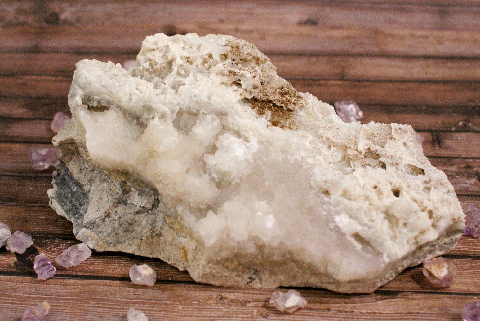 Natural Bulgarian Quartz with Calcite - Healing Crystal for Meditation, Reiki & Energy Work - Perfect for Home Decor, Spiritual Gifts & Crystal Collections