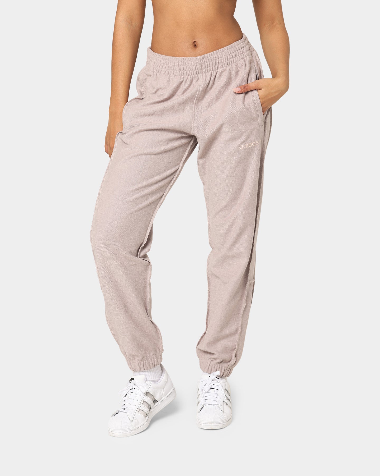 Adidas Loopback Sweatpants for Men & Women - Vapor Grey | Comfortable Fleece Joggers for Running, Gym & Lounge Wear