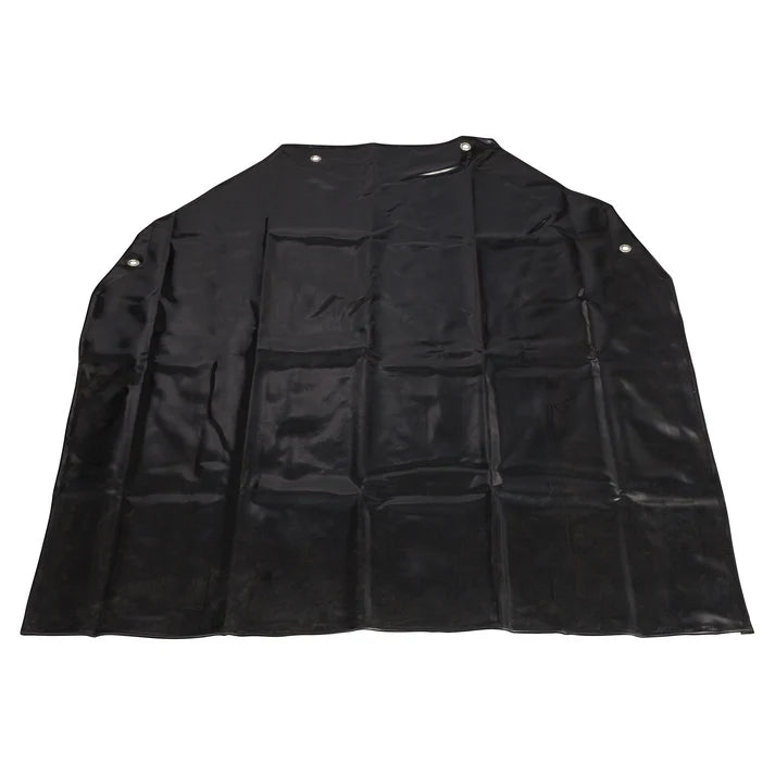 Winco Black Latex Bib Apron - Waterproof & Durable for Cooking, Painting, Cleaning & DIY Projects