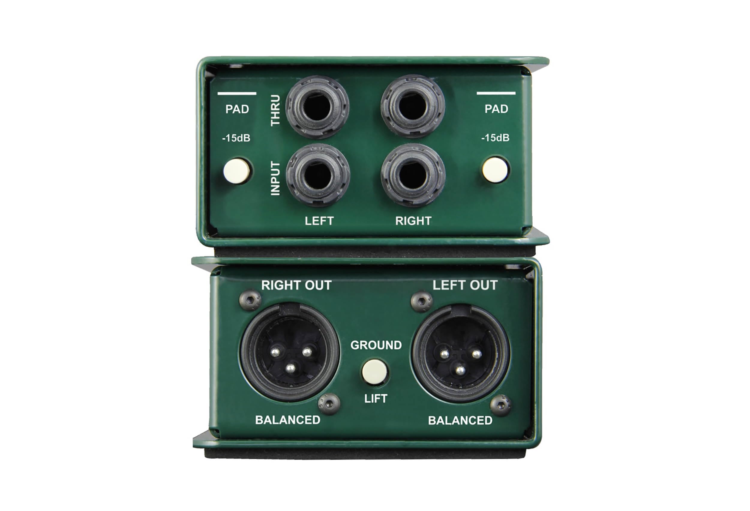 Radial JDI Stereo Premium Passive DI Box - High-Quality Direct Injection for Guitar, Bass & Keyboards | Perfect for Live Performances & Studio Recording