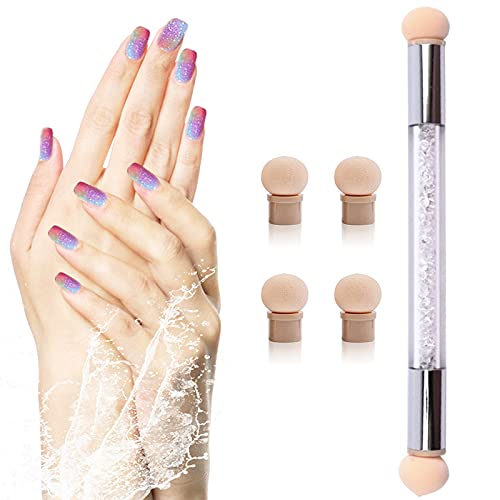 Ombre Nail Brush Set - 9pcs Nail Art Tools for French Tips & Gel Painting