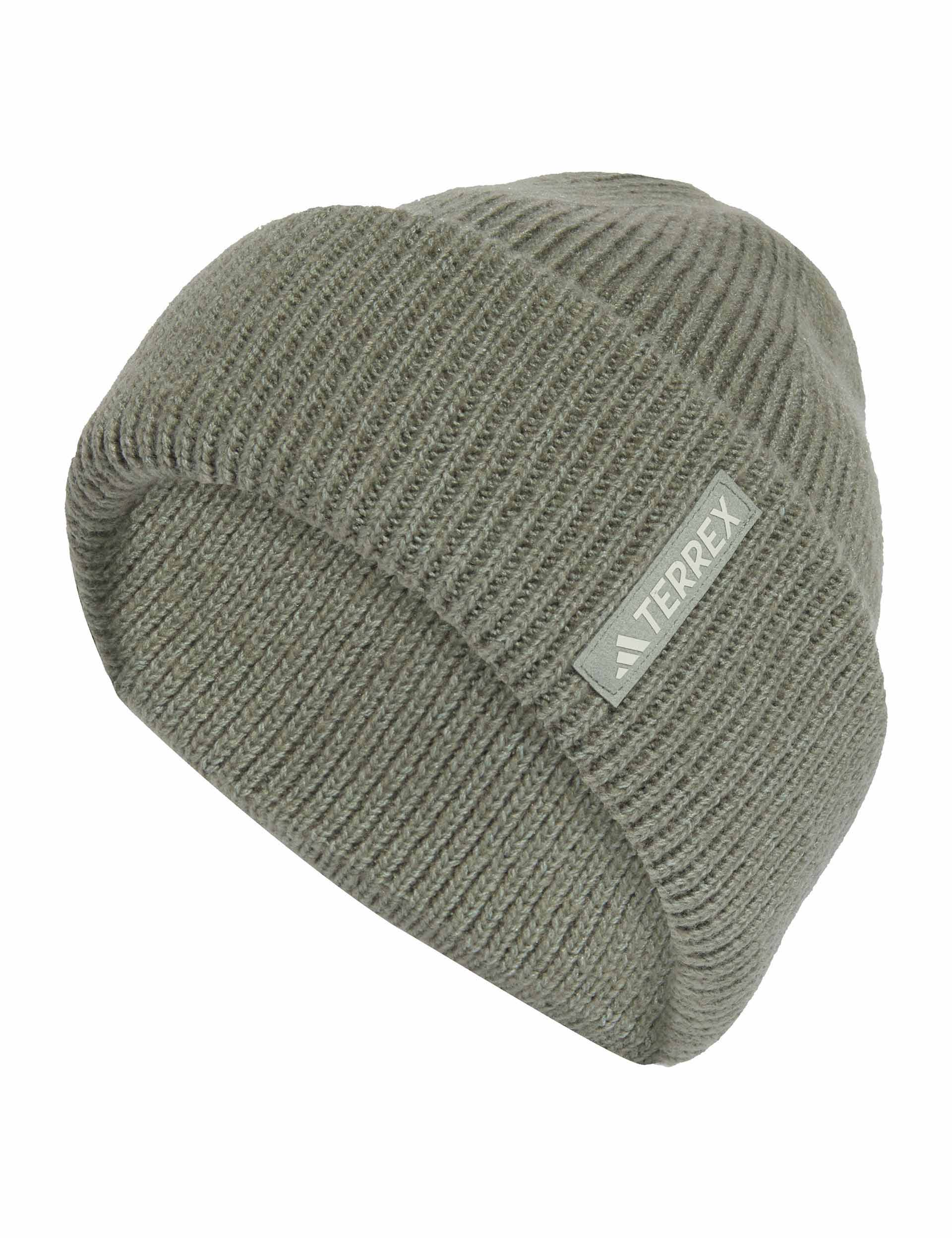 Terrex Multi Beanie - Silver Green & Linen Green Winter Hat for Men & Women | Warm Fleece Lined Skull Cap for Hiking, Running, Skiing & Outdoor Activities