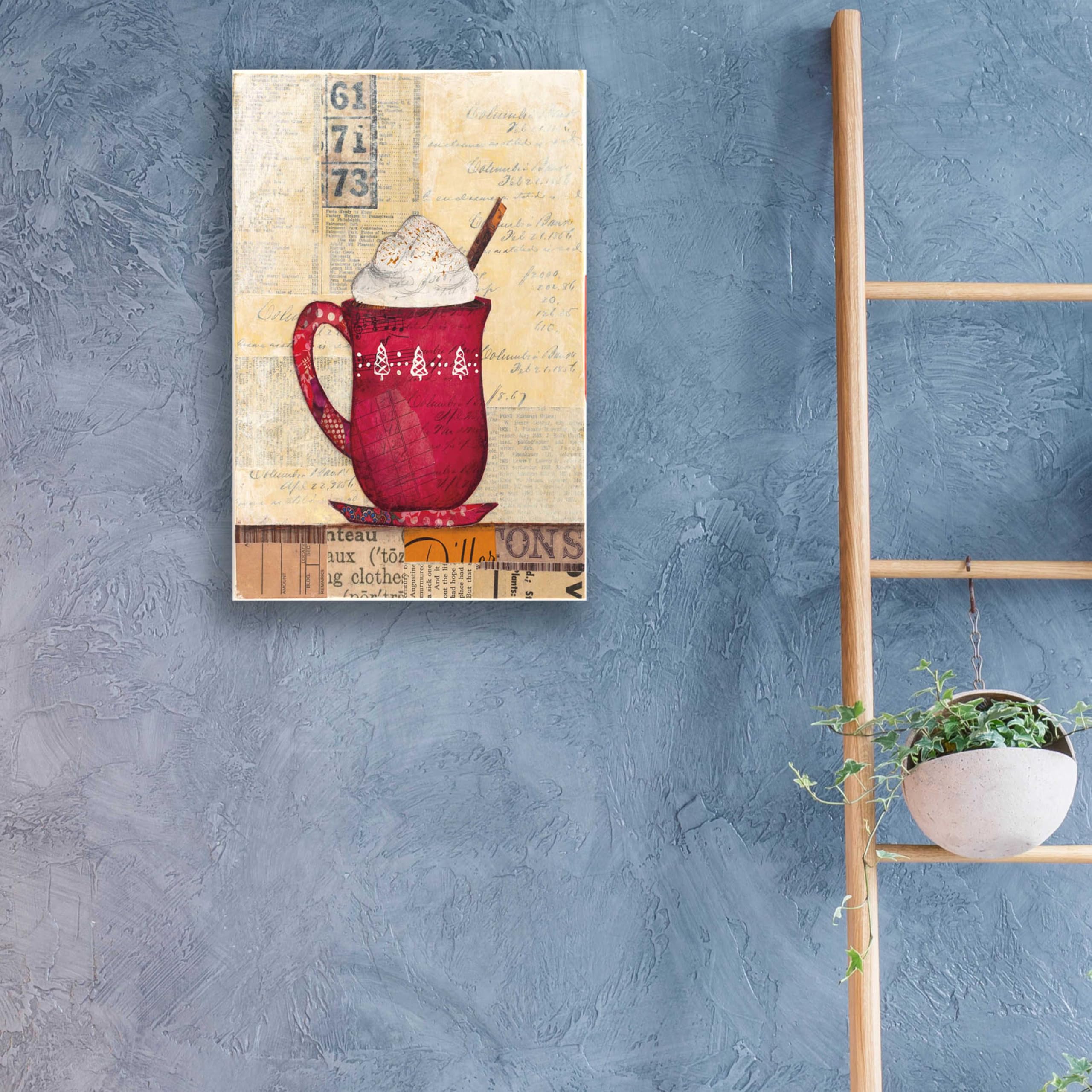 Cozy Cups III by Courtney Prahl - 16x24 Inch Acrylic Glass Wall Art Painting, Modern Home Decor for Living Room, Bedroom & Office