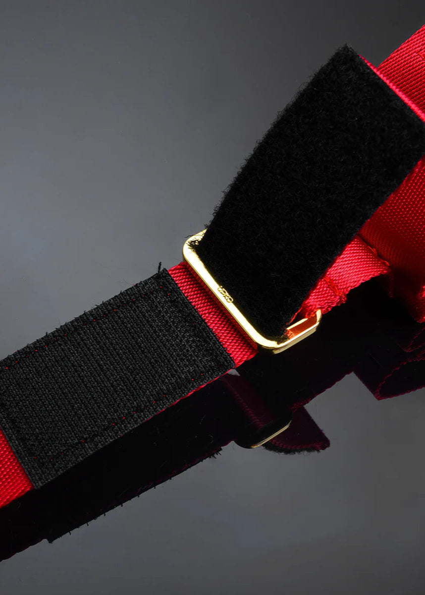 Bowknot Hogtie Restraint - Adjustable Bondage Gear for BDSM, Couples Play & Sensual Exploration - Portable & Easy to Use for Bedroom, Travel & Adult Play