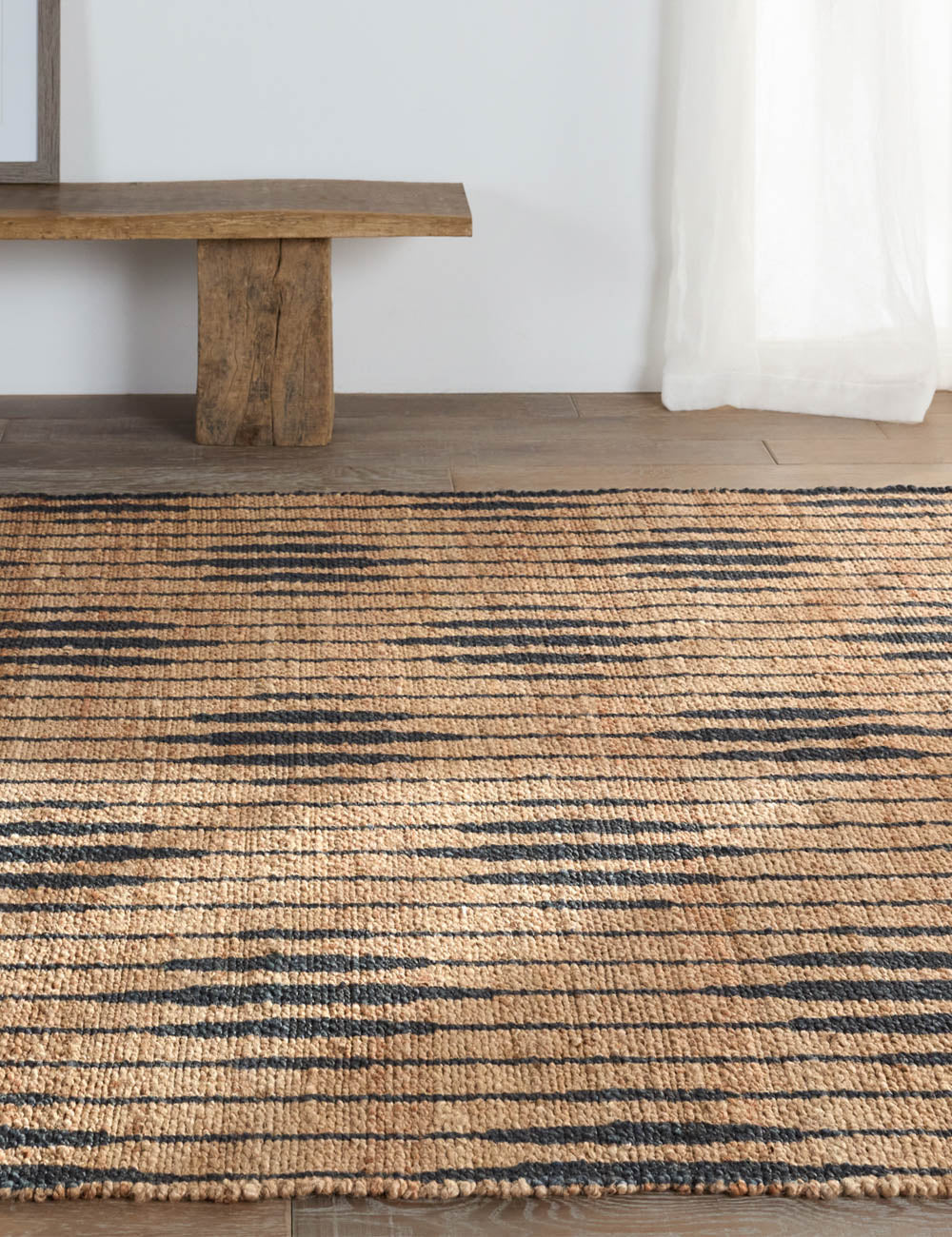 Claron Handwoven Jute Rug - Natural Eco-Friendly Floor Mat for Living Room, Bedroom & Home Decor | Durable & Stylish Bohemian Design