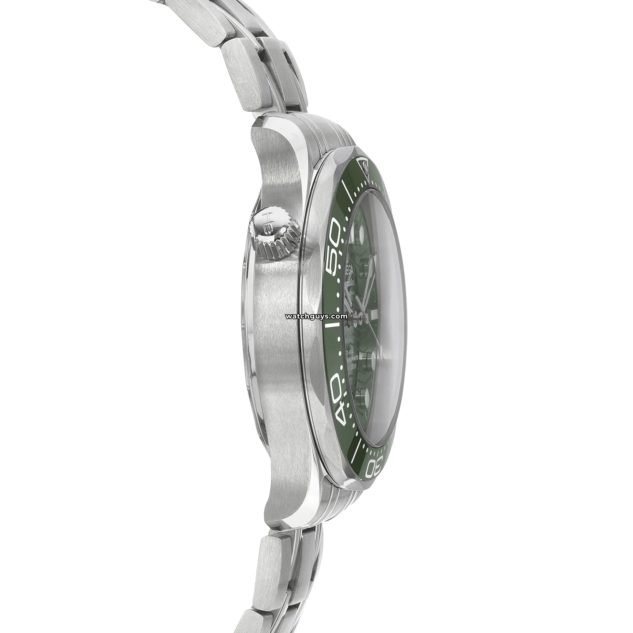 Omega Seamaster Diver 300M Professional Co-Axial Master Chronometer Men's Watch 42mm - Green Ceramic Bezel & Dial (Model 210.30.42.20.10.001) | Luxury Dive Watch for Swimming, Snorkeling & Everyday Wear