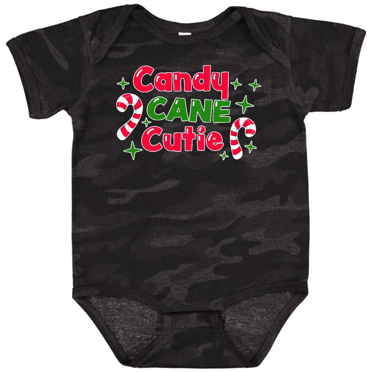 Inktastic Christmas Candy Cane Cutie Baby Bodysuit - Festive Holiday Outfit for Infants & Toddlers - Perfect for Christmas Photos, Family Gatherings & Holiday Parties