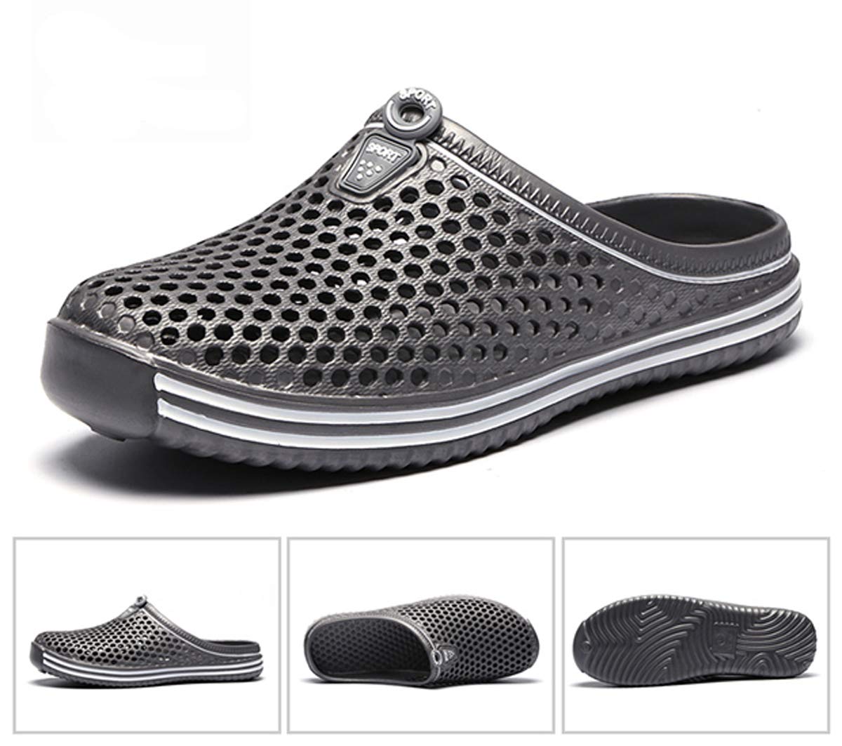 **LIBINXIF Women's & Men's Breathable Garden Clogs - Waterproof Beach Shoes, Bathing Shoes, Walking Slippers for Pool, Beach & Outdoor Activities**