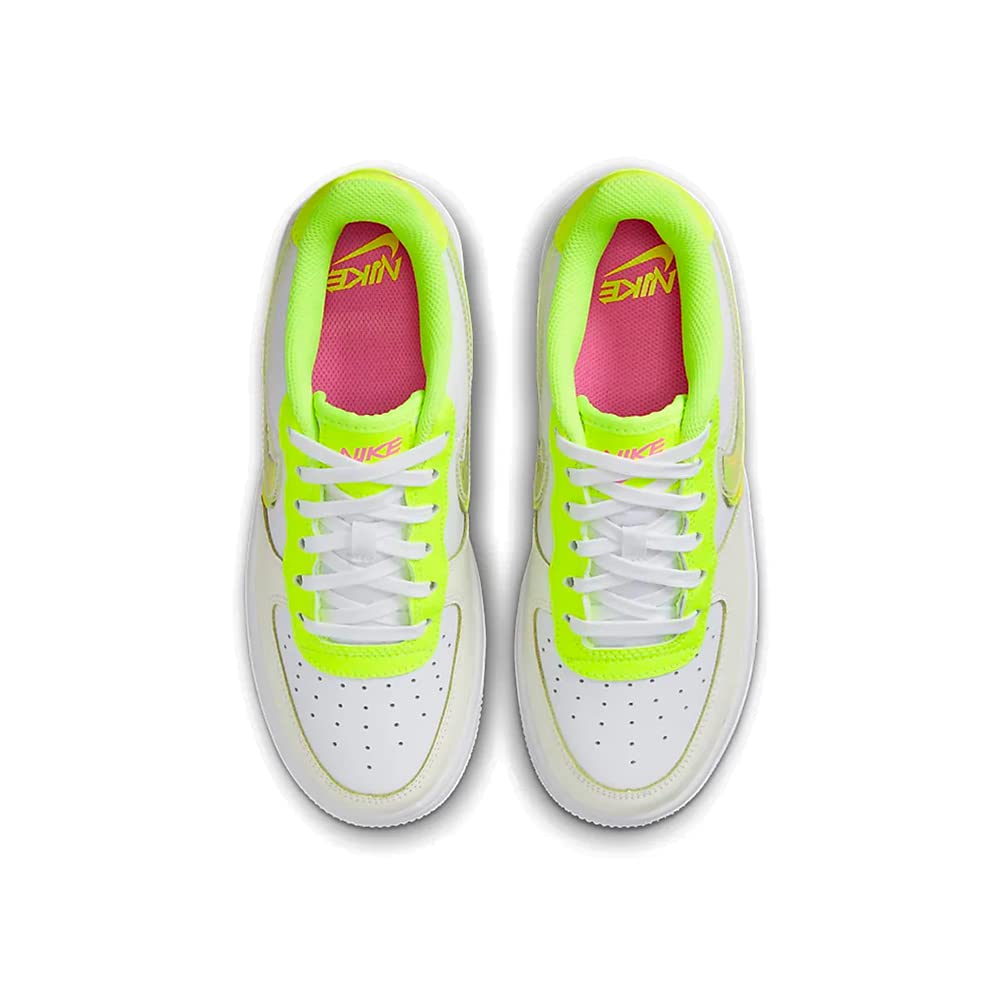 Nike Air Force 1 GS Girls' Sneakers - Lightweight Comfortable Basketball Shoes for School & Sports | Perfect for Casual Wear, Gym & Outdoor Activities