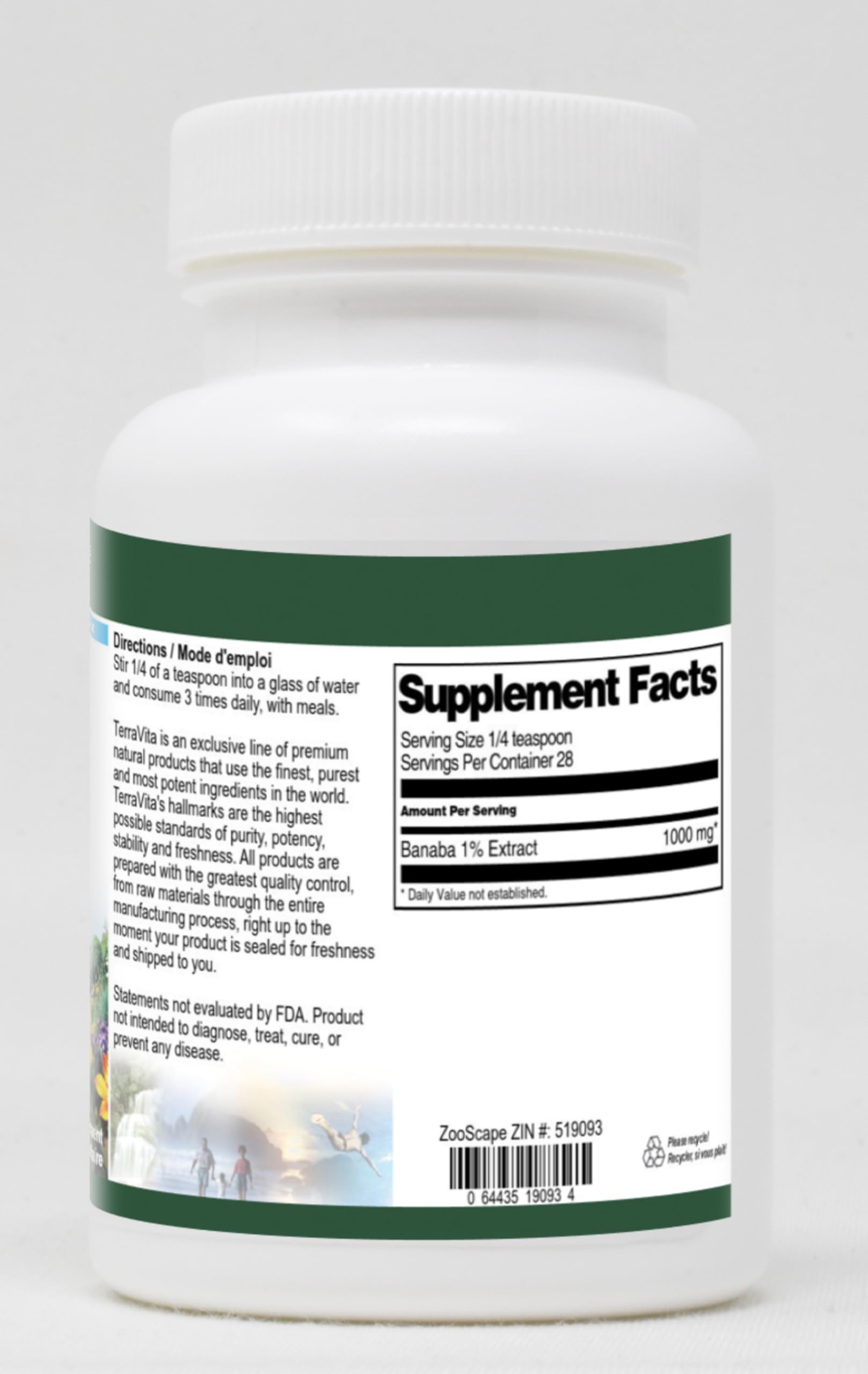 Banaba Leaf Extract 1% Powder (1 oz, ZIN: 519093) - 3 Pack | Natural Blood Sugar Support Supplement for Diabetes & Weight Management | Perfect for Smoothies, Teas & Herbal Blends