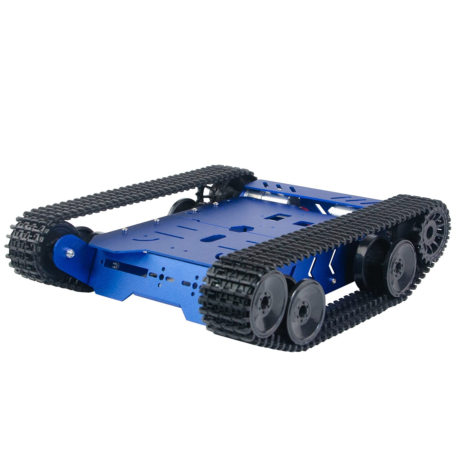 Smart Robot Car Chassis Kit - 2WD Aluminum Alloy Tank Chassis with Motors for Arduino/Raspberry Pi DIY Projects | Perfect for Remote Control Robot Cars, STEM Education & Robotics Hobbyists