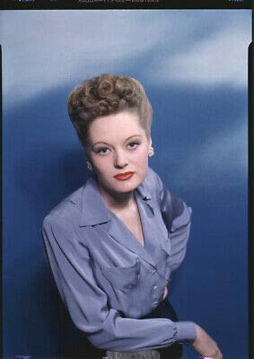 Alexis Smith High-Quality 5x7 Glamour Photo Transparency - Vibrant Colors for Home Decor, Scrapbooking & Art Projects