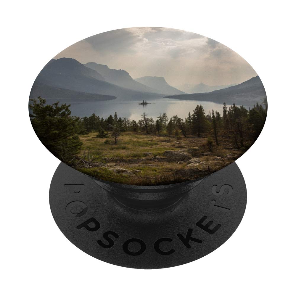 Adventure Calm Clouds Dawn Landscape PopSockets PopGrip - Swappable Phone Grip for iPhone, Samsung & Tablets - Perfect for Travel, Hiking & Outdoor Adventures