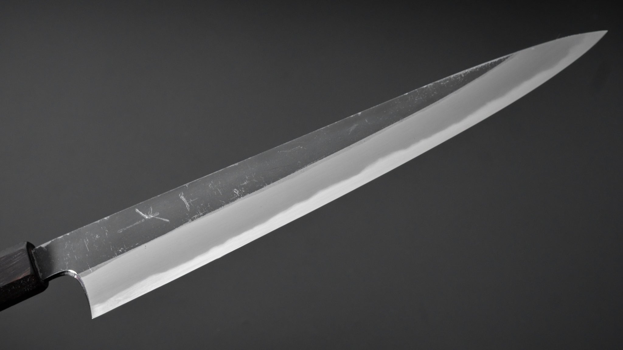 Hitohira Togashi White #2 Kurouchi Sujihiki 270mm Japanese Chef Knife with Premium Tagayasan Wood Handle - Perfect for Slicing Sashimi, Meat & Sushi Preparation