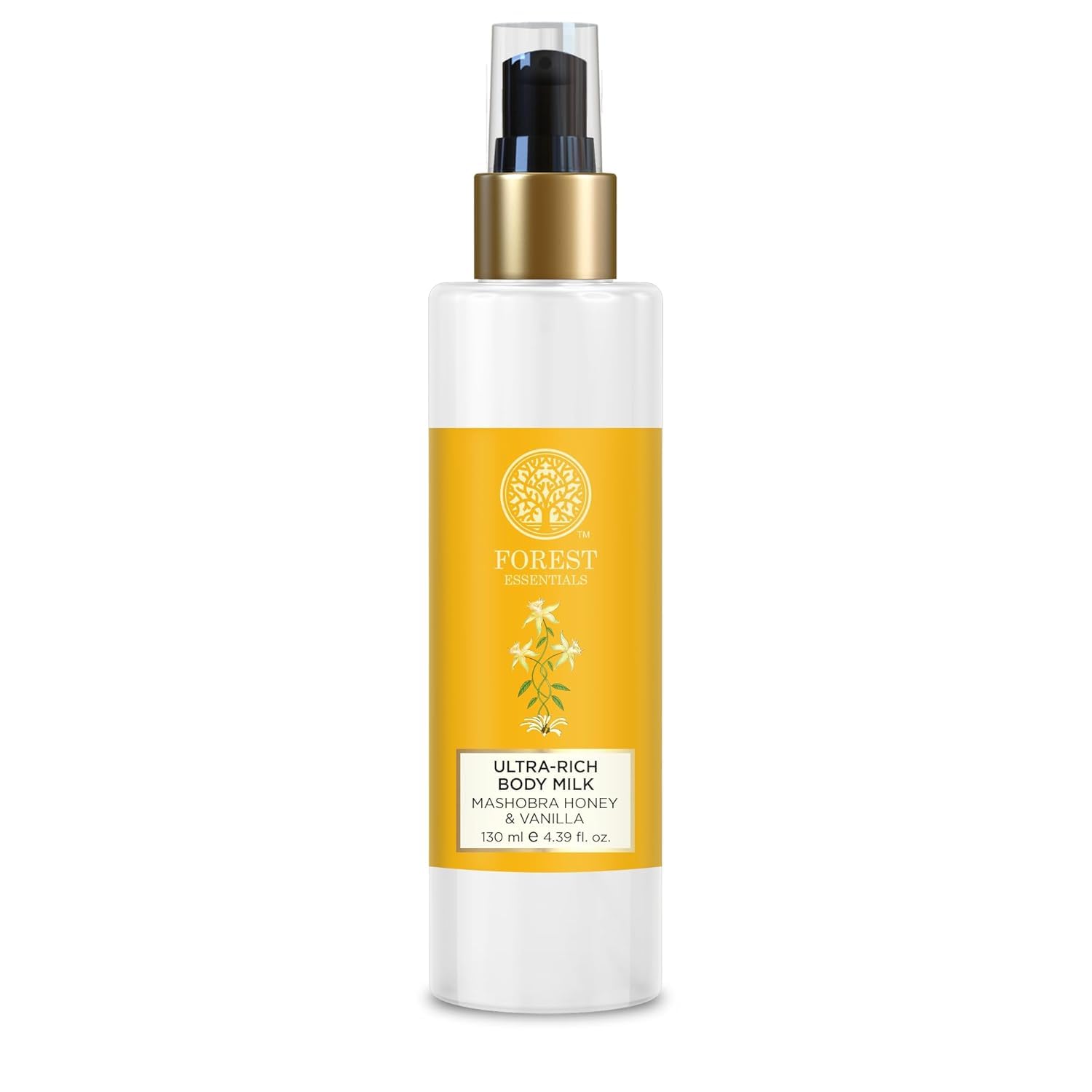 Fo.rest Essentials Ultra-Rich Body Lotion with Mashobra Honey & Vanilla - Deep Moisturizing for Dry Skin, Perfect for Daily Hydration & Relaxing After Shower
