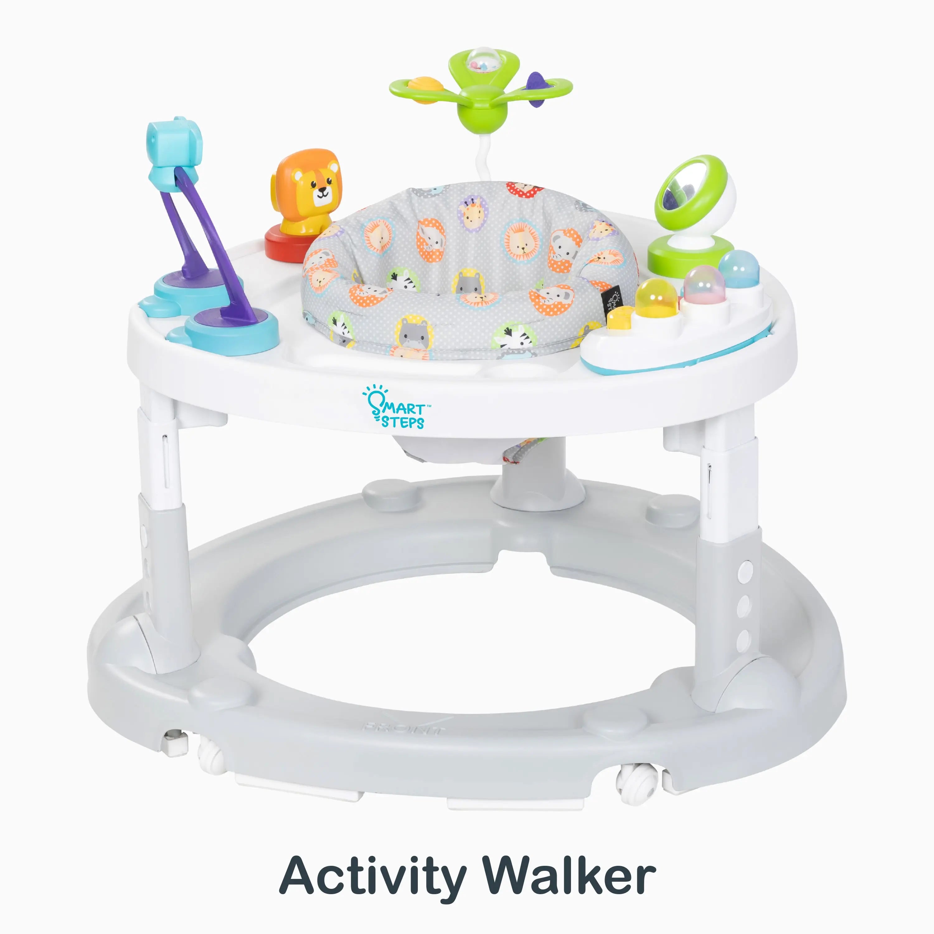 Smart Steps® Bounce N' Glide 3-in-1 Baby Activity Walker with STEM Learning Toys - Safari Toss Design (Target Exclusive) | Interactive Toddler Walker for Early Development & Playtime Fun