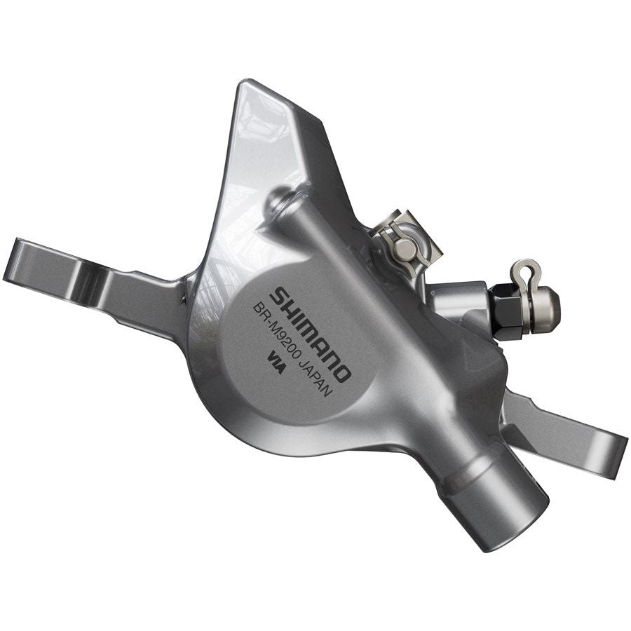 Shimano XTR M9200 XC Disc Brake Set - Left/Front, Post Mount, 2-Piston Caliper, SM-BH90-SS Hose, Metal Pads, Gray | High-Performance Mountain Bike Braking System for XC Racing and Trail Riding