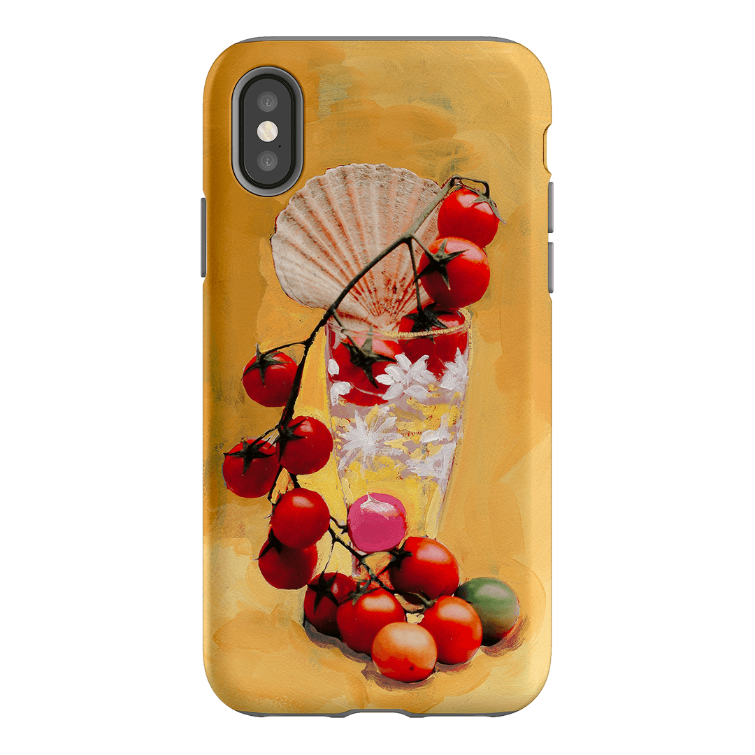 Premium Cherry Tomatoes Design Phone Case - Trendy & Protective Cover for iPhone & Samsung - Perfect for Foodies & Kitchen Lovers