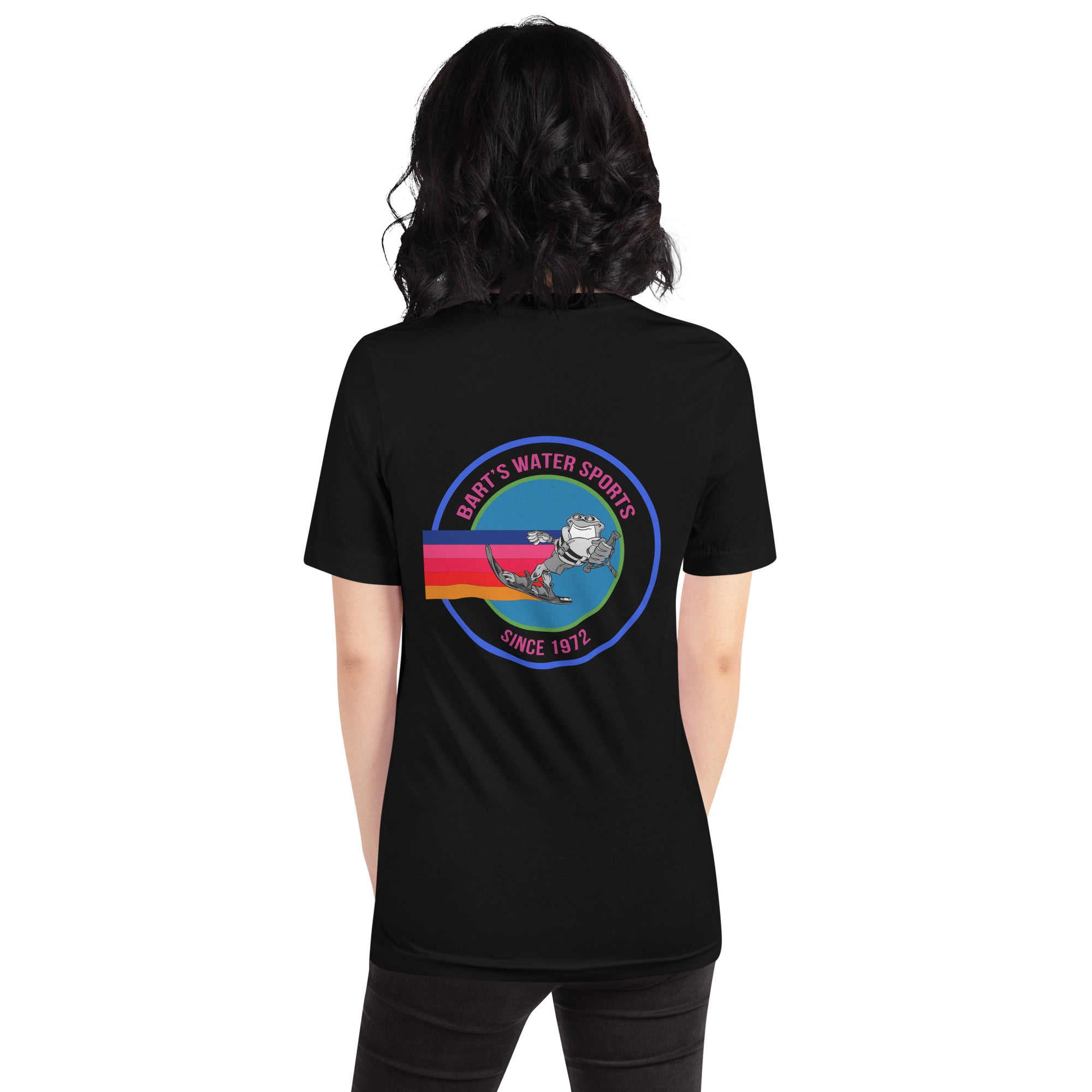 Frog Slalom Ski Unisex T-Shirt - Bart's Water Sports - Perfect for Wakeboarding, Waterskiing & Lake Adventures