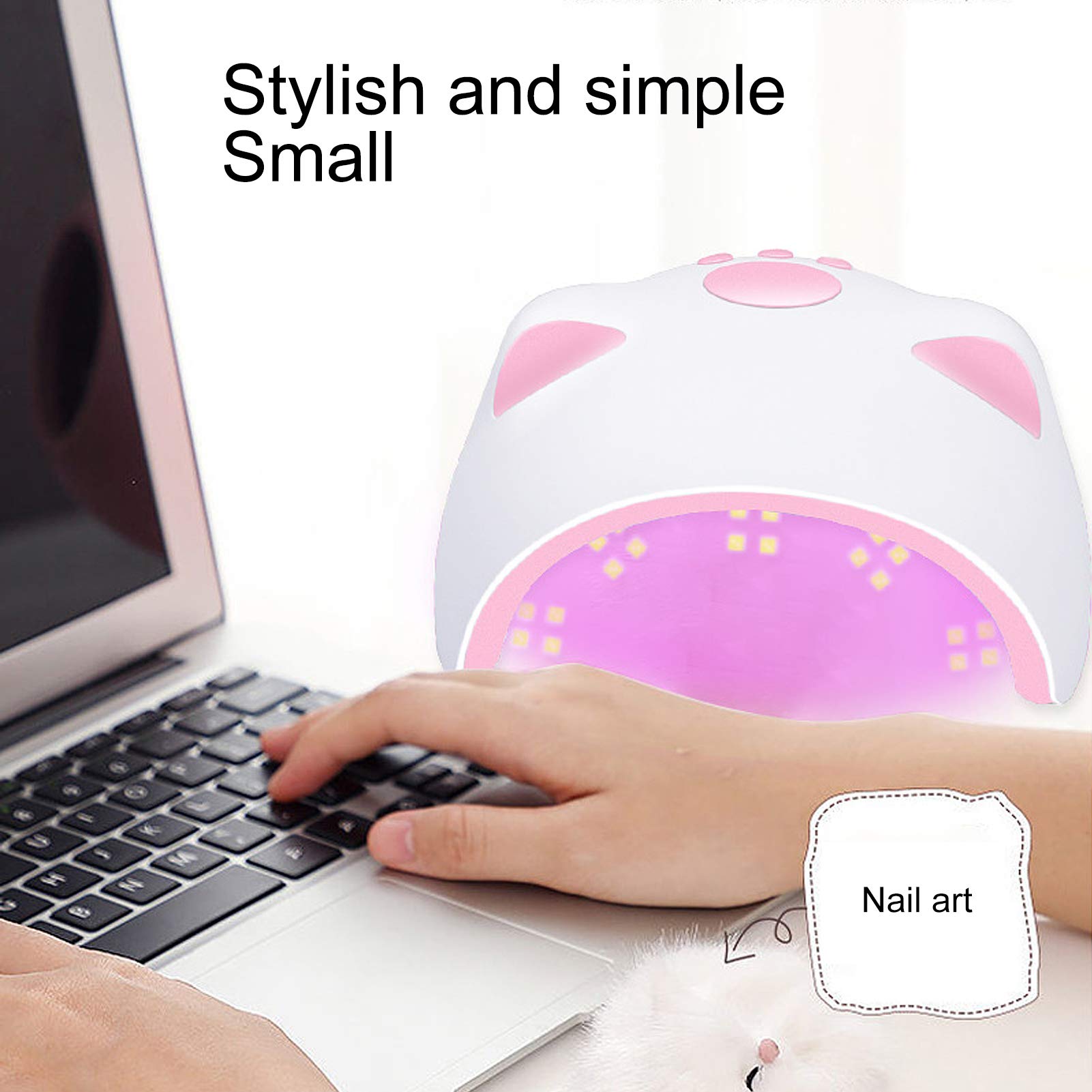 Fast Drying UV LED Nail Polish Dryer - Safe & Eco-Friendly Nail Curing Machine with Dual Light Source for Home & Salon Use - Perfect for Gel Nails, Manicures & Nail Art Designs