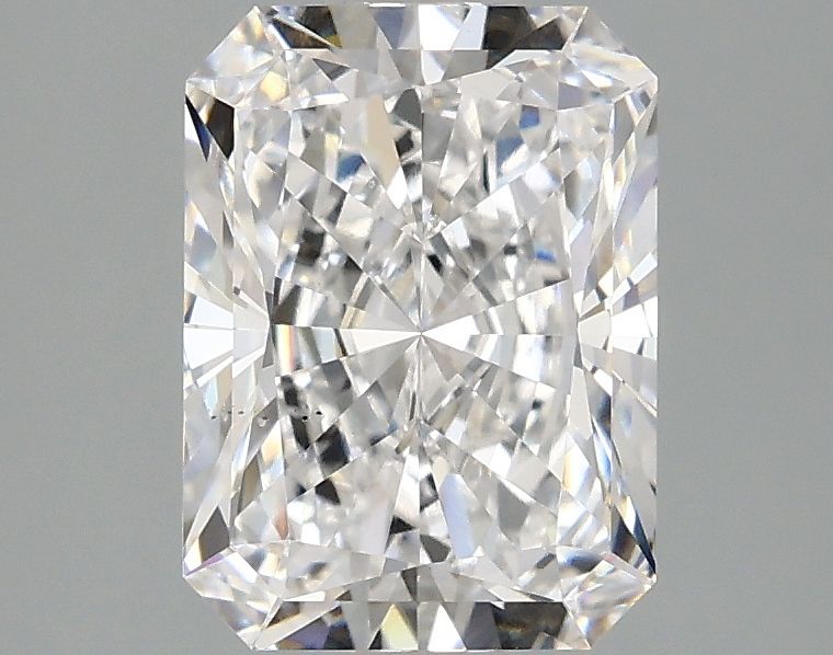 2.08 Carat D Color VS2 Clarity Radiant Cut Lab-Grown Diamond for Engagement Rings & Fine Jewelry