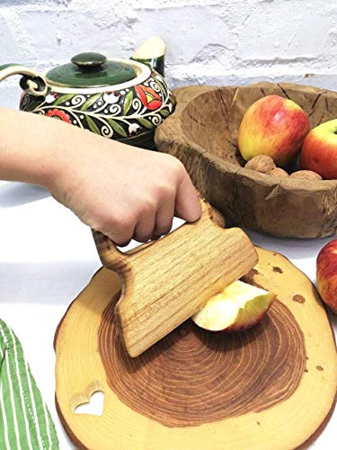Montessori Wooden Knife for Kids - Safe & Durable Kitchen Pretend Play Toy for Toddlers - Perfect for Early Learning, Cooking Role Play & Montessori Education