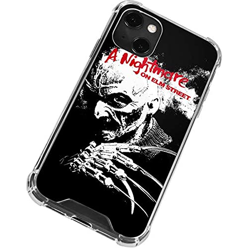 Skinit Clear iPhone 13 Mini Phone Case - Officially Licensed A Nightmare on Elm Street Horror Design | Protective Slim Cover for Everyday Use & Horror Movie Fans
