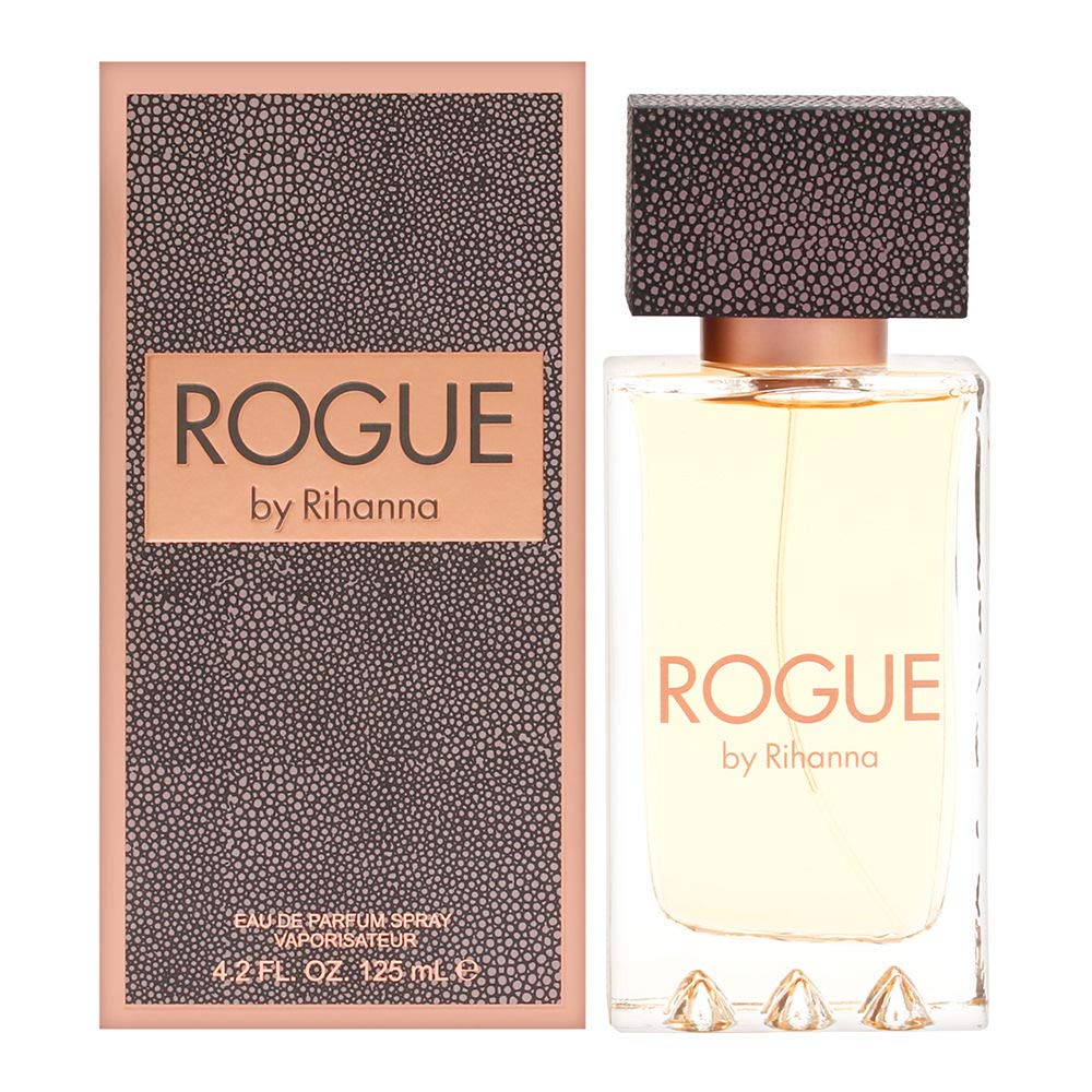 Rihanna Rogue Eau de Parfum Spray for Women, 4.2 oz - Floral Fruity Fragrance for Date Night & Special Occasions