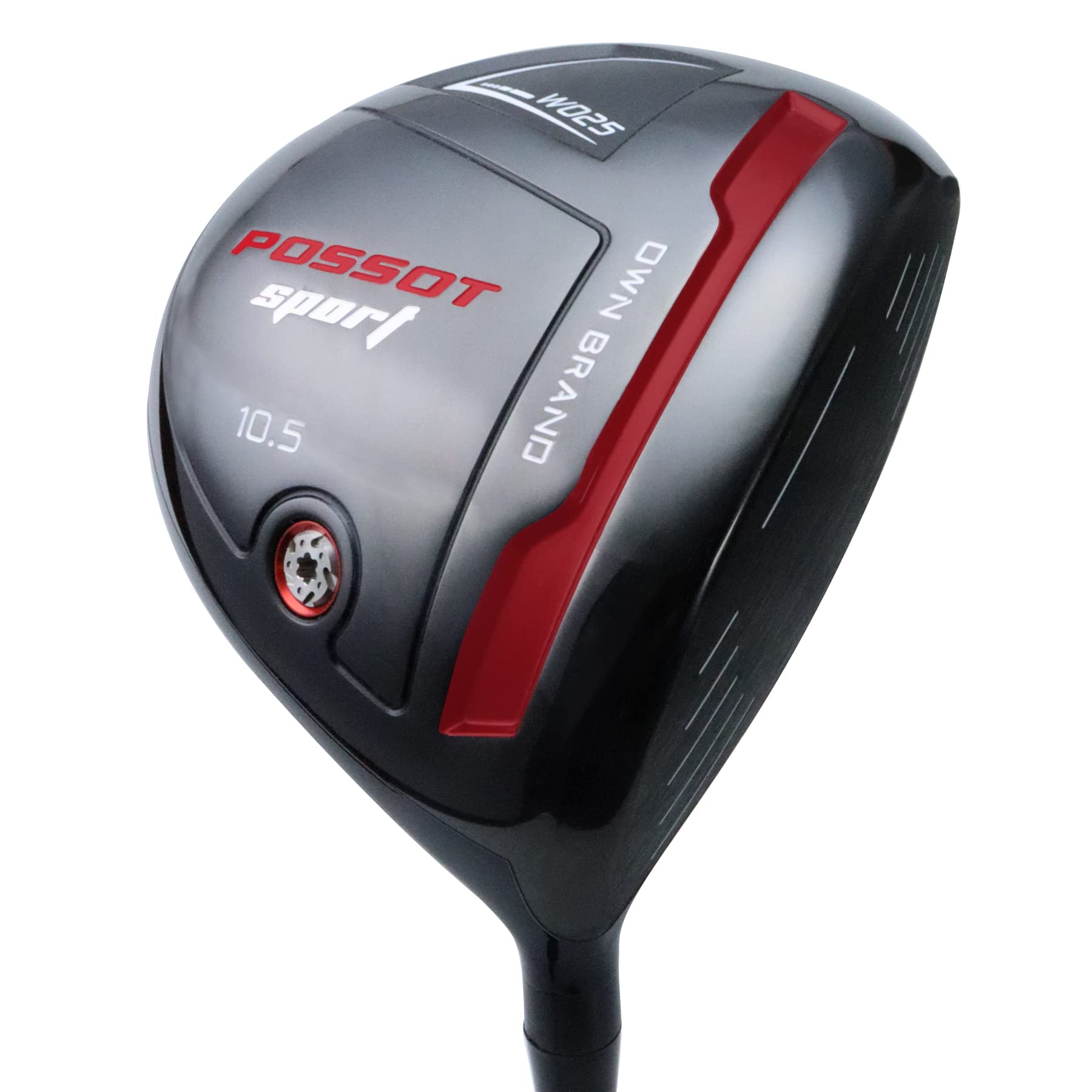 Premium Titanium Golf Driver for Right Handed Players - 10.5° Loft, 45