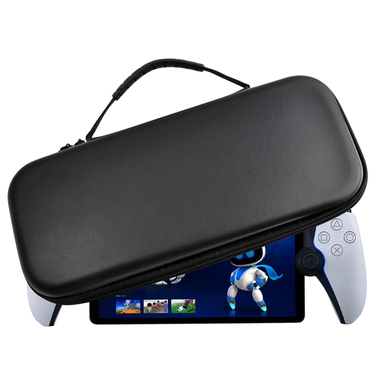 Premium Hard Shell Travel Case for PlayStation Portal Remote Player - Protective Storage Bag Compatible with PS5 Accessories, Durable & Lightweight for Gaming On The Go, Travel & Home Use