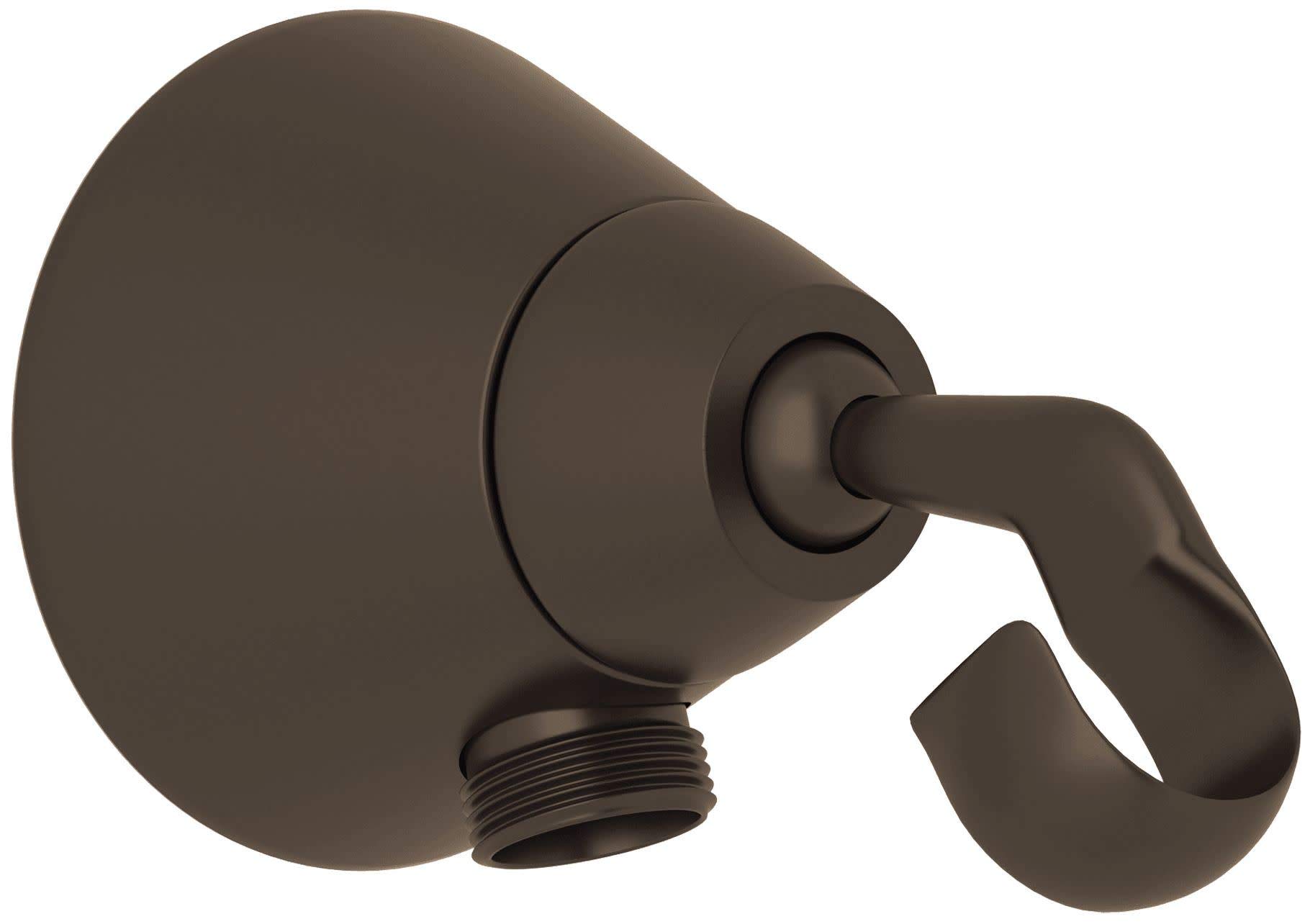 ROHL Tuscan Brass Handshower Outlet and Holder - Premium Bathroom Accessory for Luxurious Shower Experience