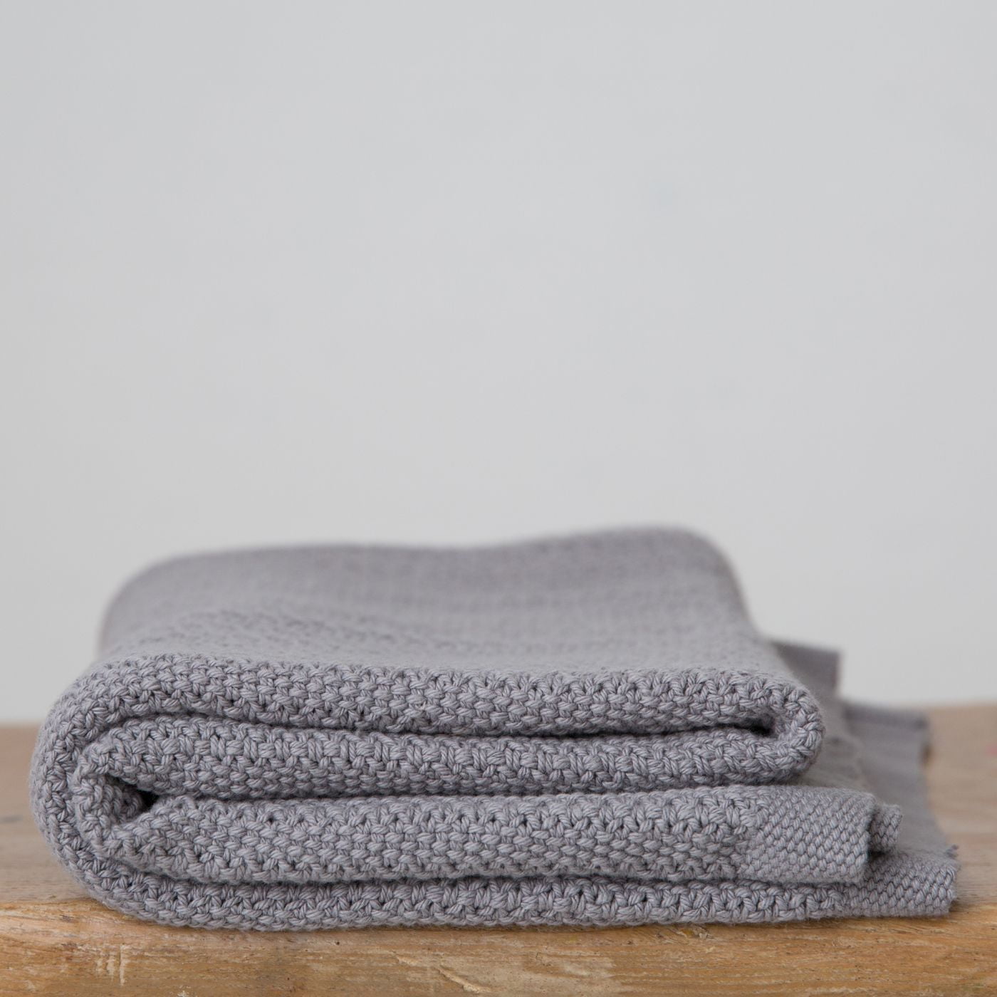 Soft Cellular Cotton Baby Blanket - Breathable Grey Swaddle Blanket for Newborns & Infants | Perfect for Nursery, Stroller & Travel