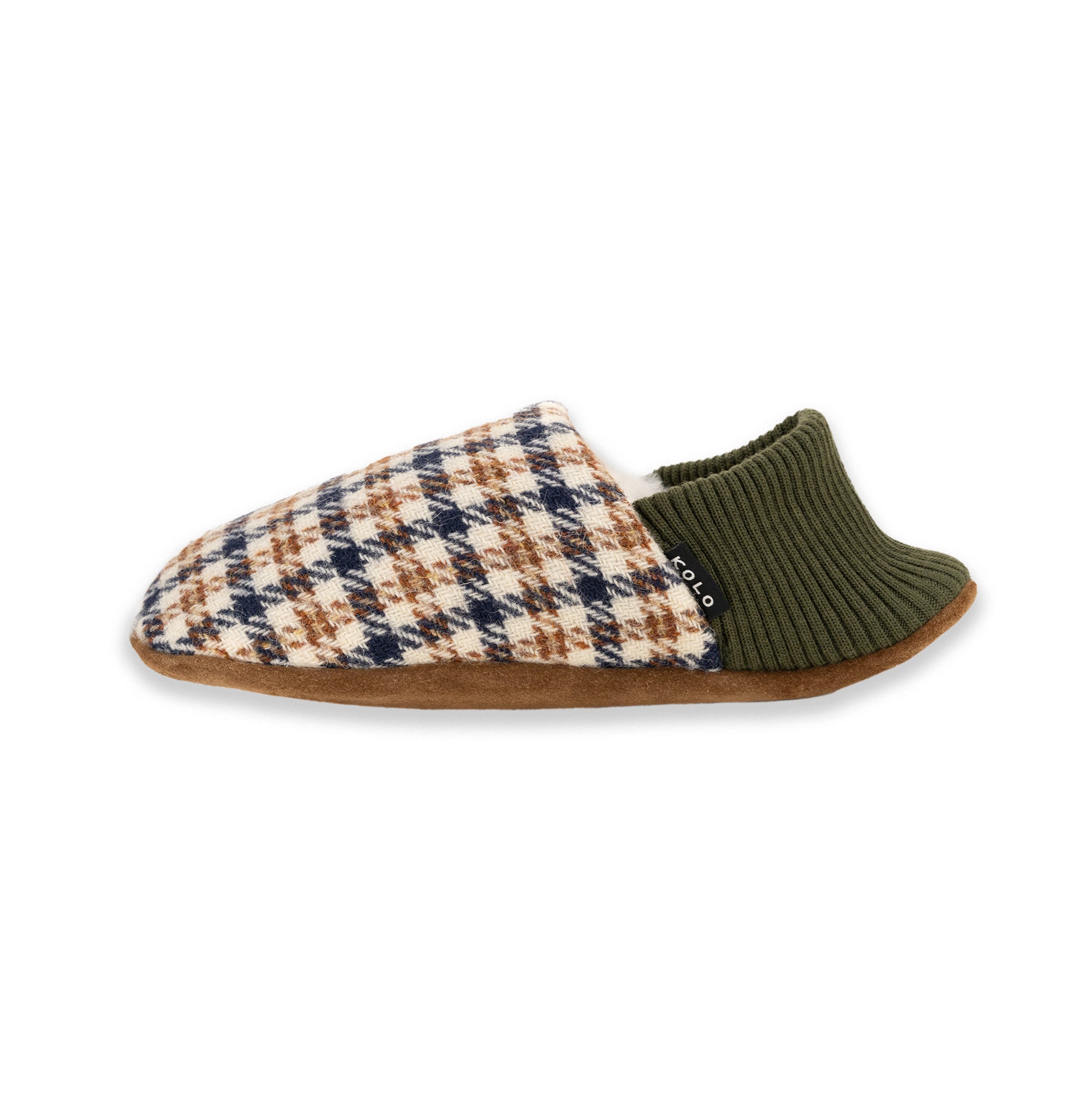 Finn Tweed House Shoes - Warm Fur Lined Indoor Slippers for Men & Women - Cozy Home Comfort for Winter & Relaxation
