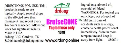 BruiseGONE Natural Essential Oil Blend for Bruises - Fast Absorbing, Easy to Apply Topical Treatment for Pain Relief & Healing | Perfect for Post-Workout Recovery, Sports Injuries & Everyday Bruises