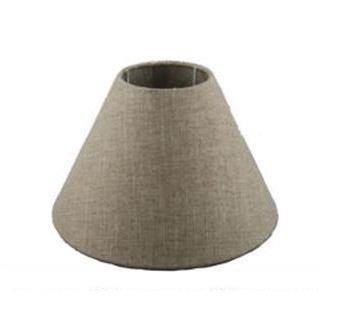 6.18.12 Tapered Lamp Shade in Cream - Elegant Lighting for Bedroom, Living Room & Office Decor