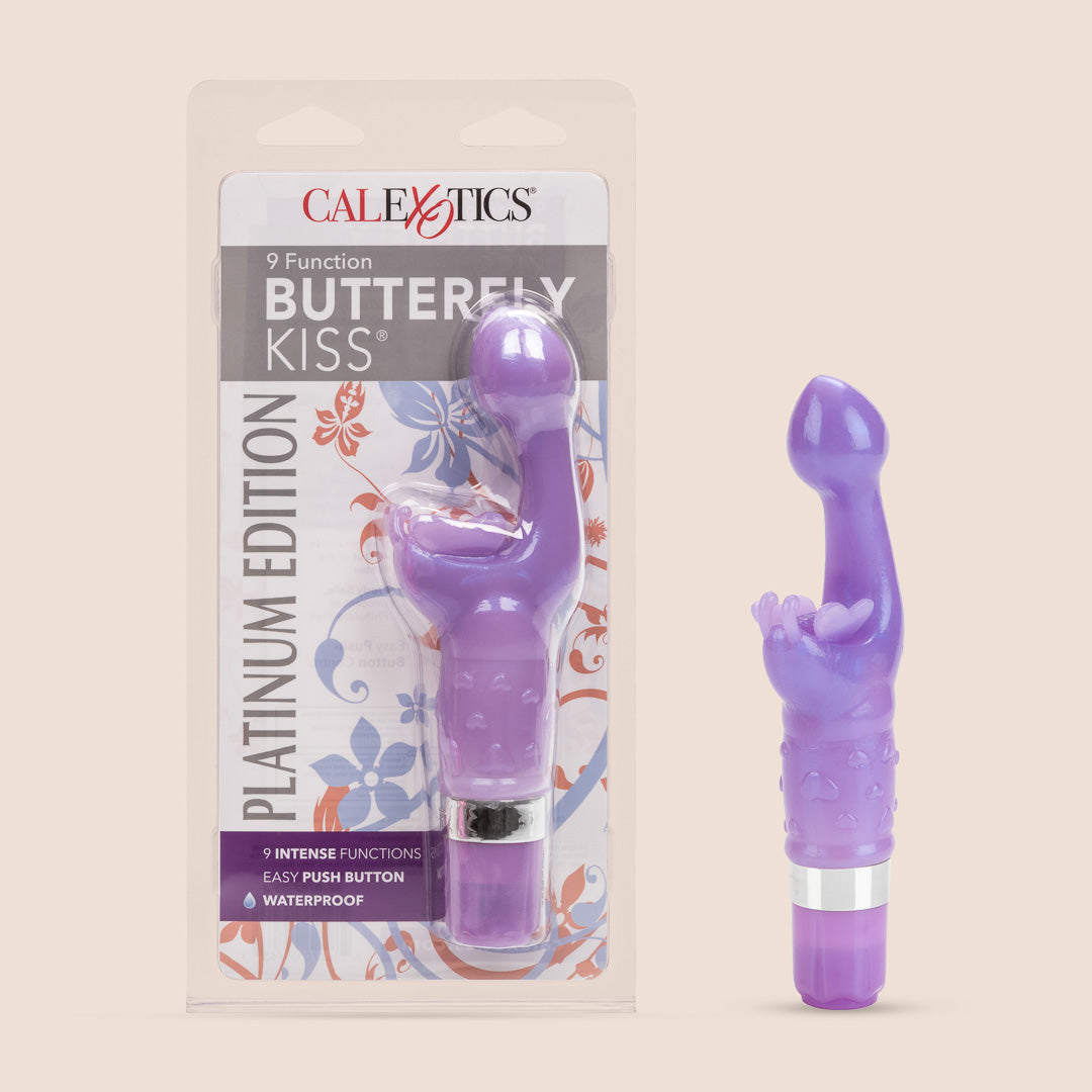 Butterfly Kiss® 9-Function Platinum Edition Vibrator - 9 Vibration, Pulsation & Escalation Modes for Women's Pleasure | Perfect for Solo Play & Couples Intimacy
