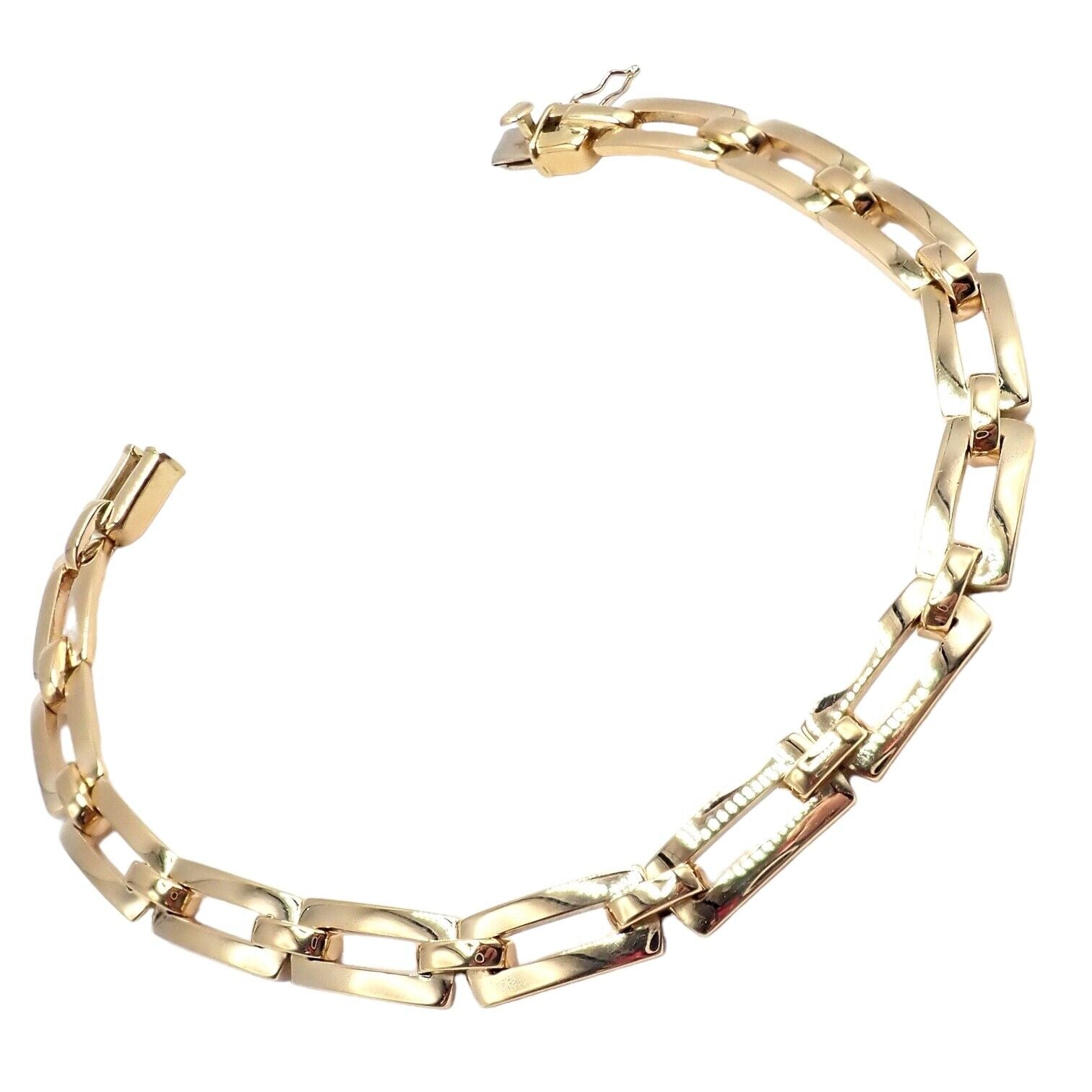 Authentic Cartier Vintage 18K Yellow Gold Link Bracelet 1993 - Luxury Jewelry for Women, Perfect for Parties, Weddings & Special Occasions