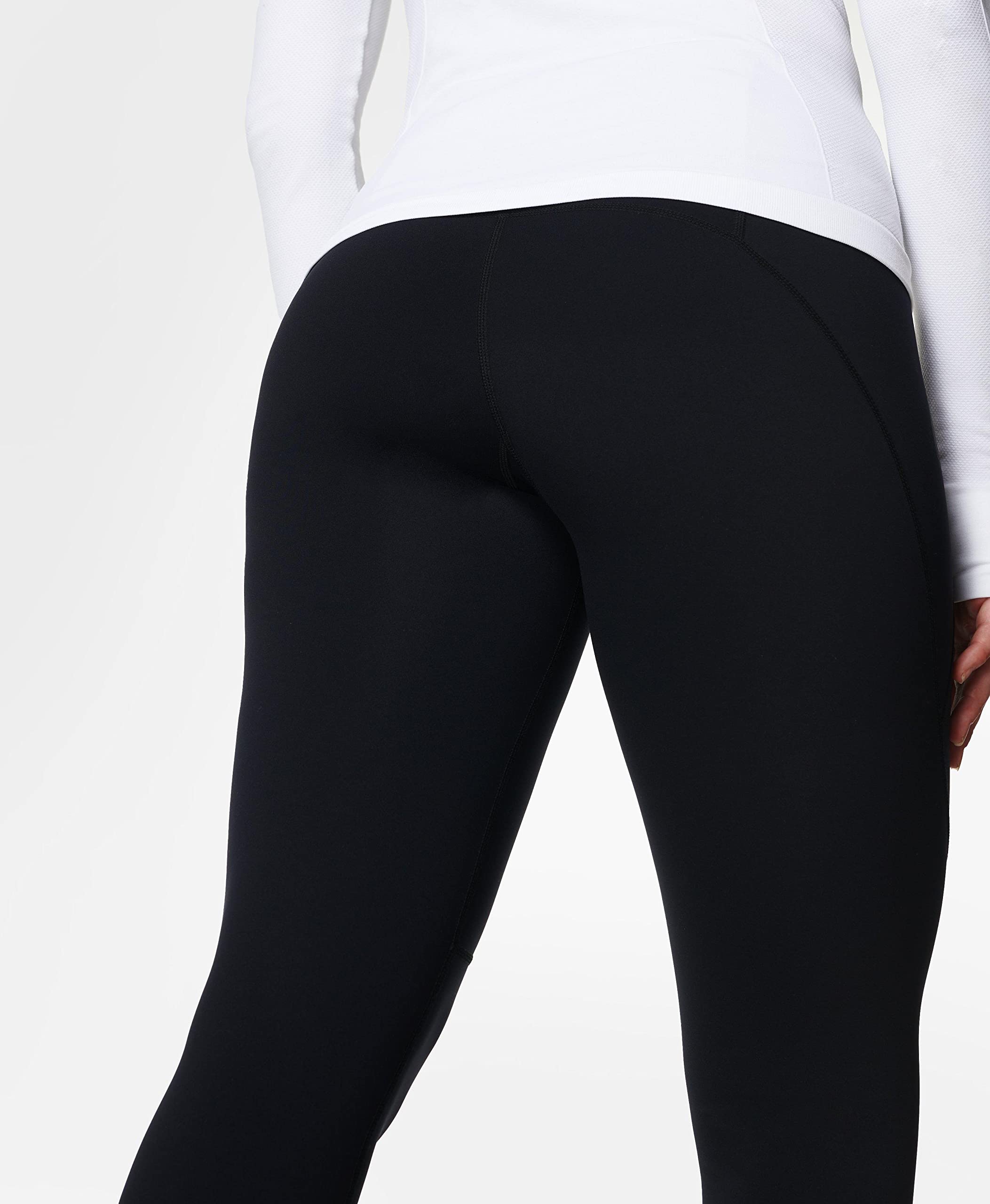 Sweaty Betty Women's High-Waisted Power Workout Leggings - Black | Moisture-Wicking & Squat-Proof Yoga Pants for Gym, Running & Fitness Training