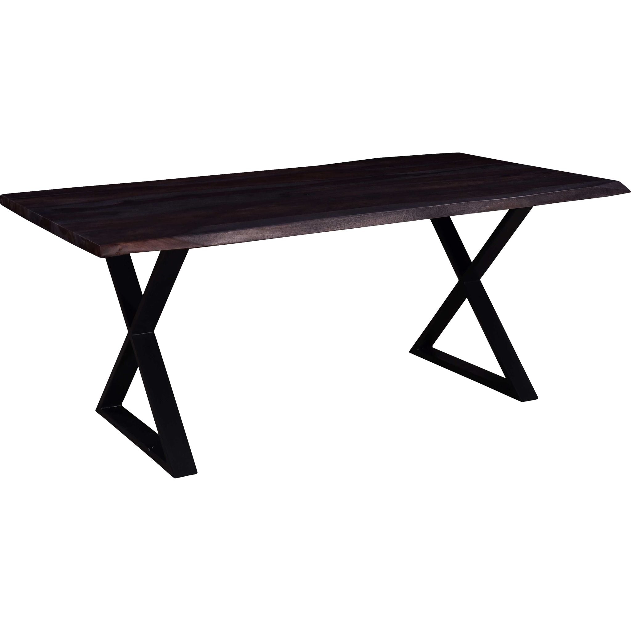 Adina Modern Dining Table Set - Grey & Black Finish - 6 Seater Kitchen Table for Small Spaces - Perfect for Apartments, Condos, and Cozy Homes
