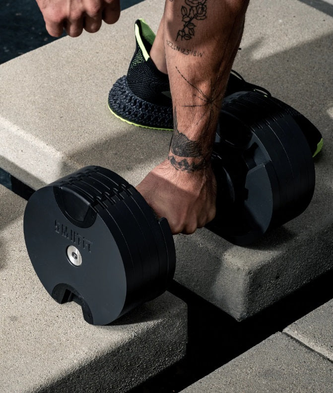 NÜOBELL 80lb Adjustable Dumbbells Set - Premium Home Gym Equipment for Strength Training & Weight Lifting - Perfect for Home Workouts, CrossFit, and Fitness Enthusiasts