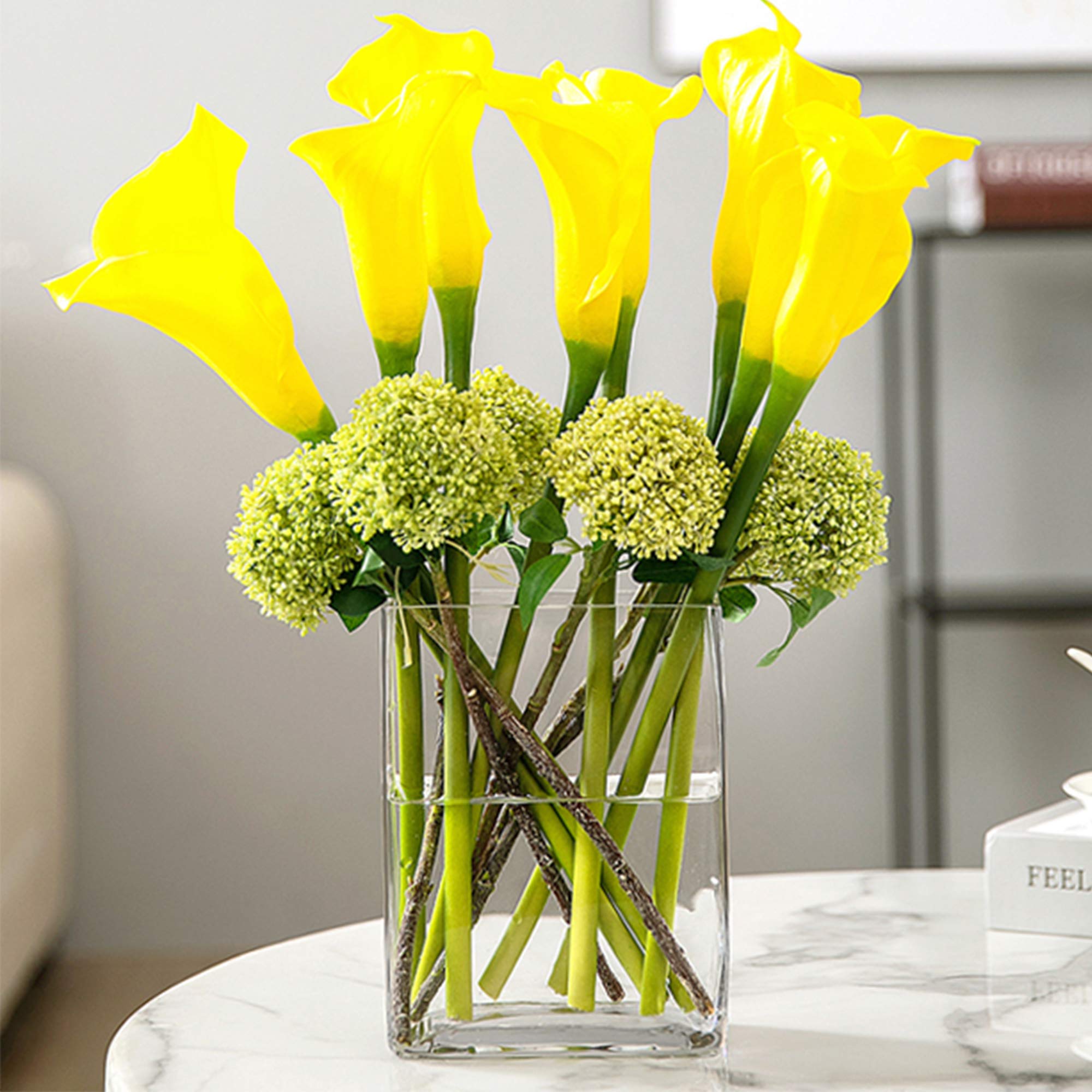 WGV Clear Glass Rectangle Block Vase Bulk - 3