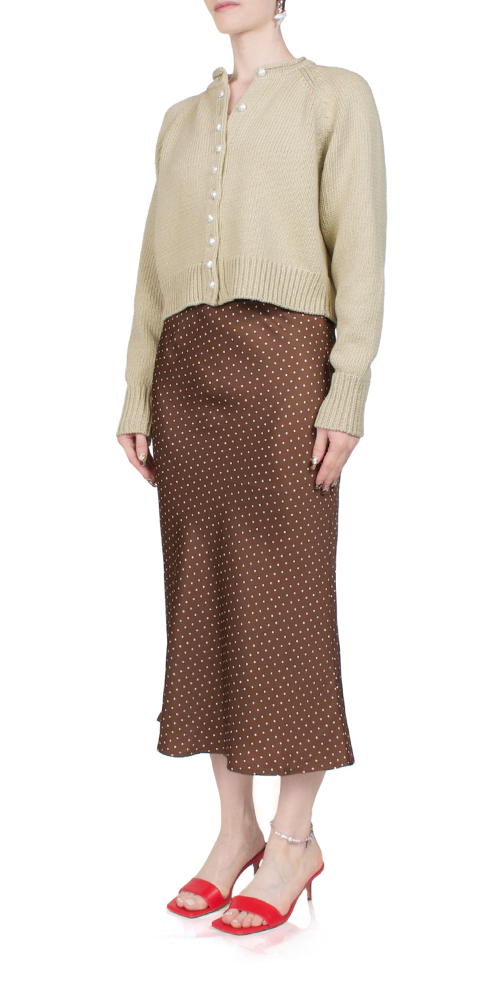 Coletti Women's Cardigan Sweater - Soft Knit Open Front Long Sleeve Lightweight Wrap Coat - Perfect for Office, Casual Outfits & Fall Layering (Khaki)