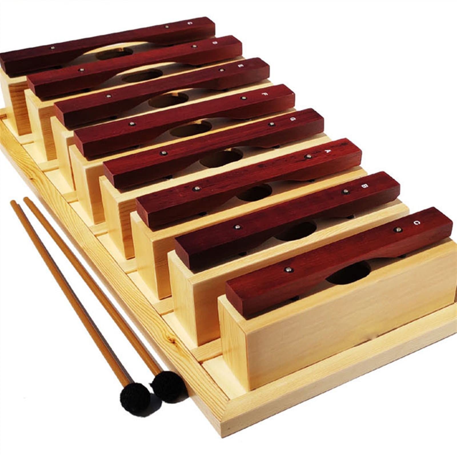 Professional C Major Mahogany Xylophone - High-Quality Percussion Instrument for Piano Playing, Music Classroom Teaching & Kids Education | Perfect for Music Lessons, School Bands & Home Practice