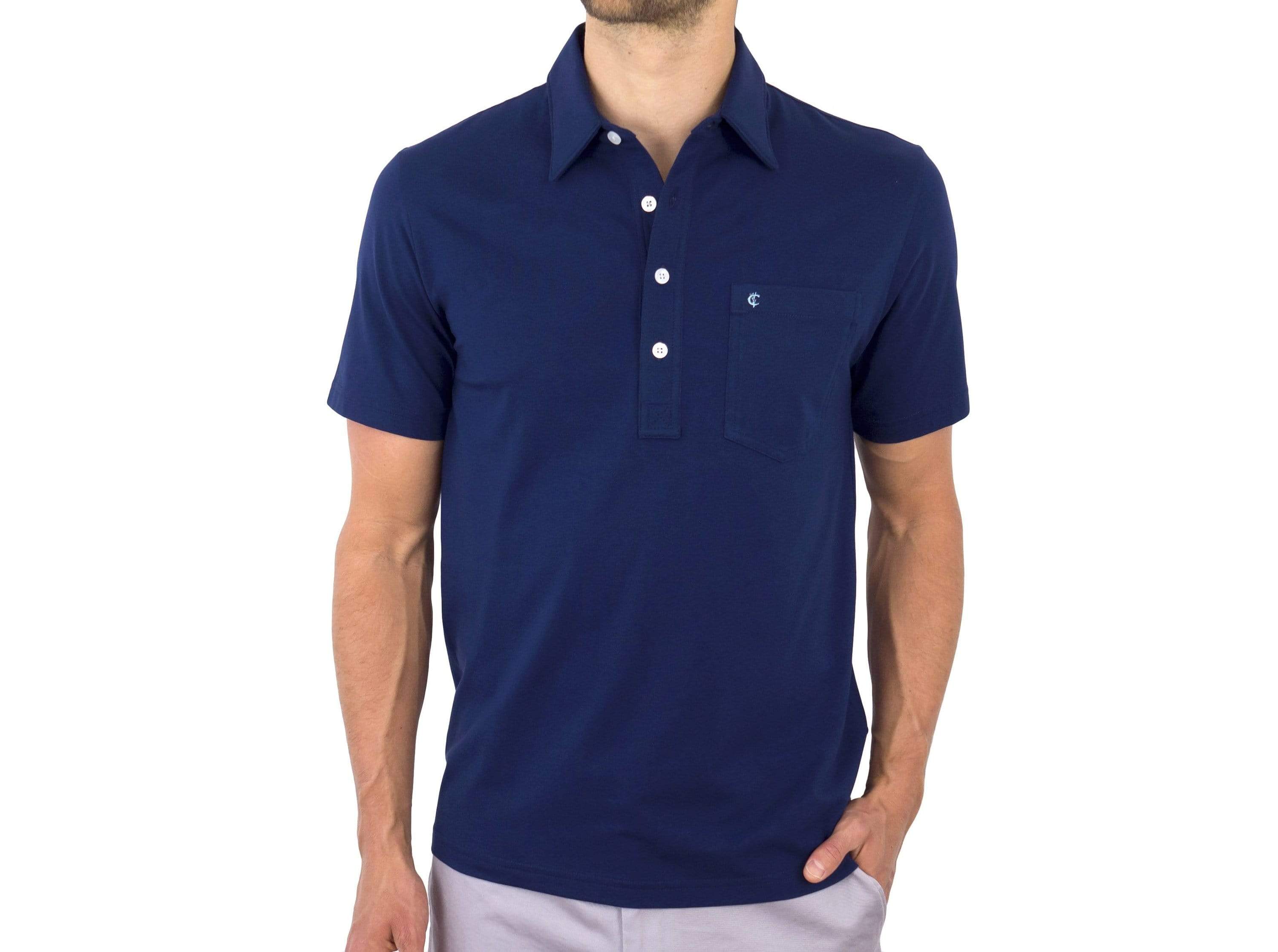 Premium Quality Players Shirt - Navy Blue | Comfortable & Stylish Athletic Wear for Sports & Casual Outfits