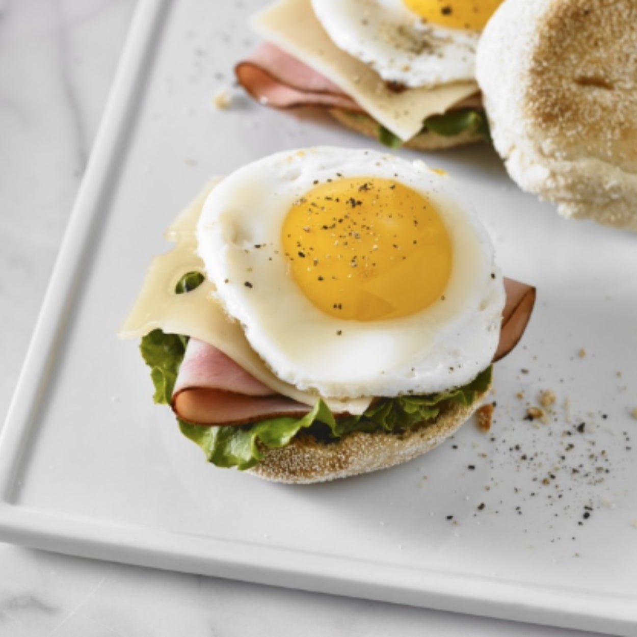 Trudeau Silicone Egg Ring - Non-Slip, BPA-Free Egg Mold for Perfectly Shaped Eggs - Ideal for Breakfast, Sandwiches, and Meal Prep (Yellow)