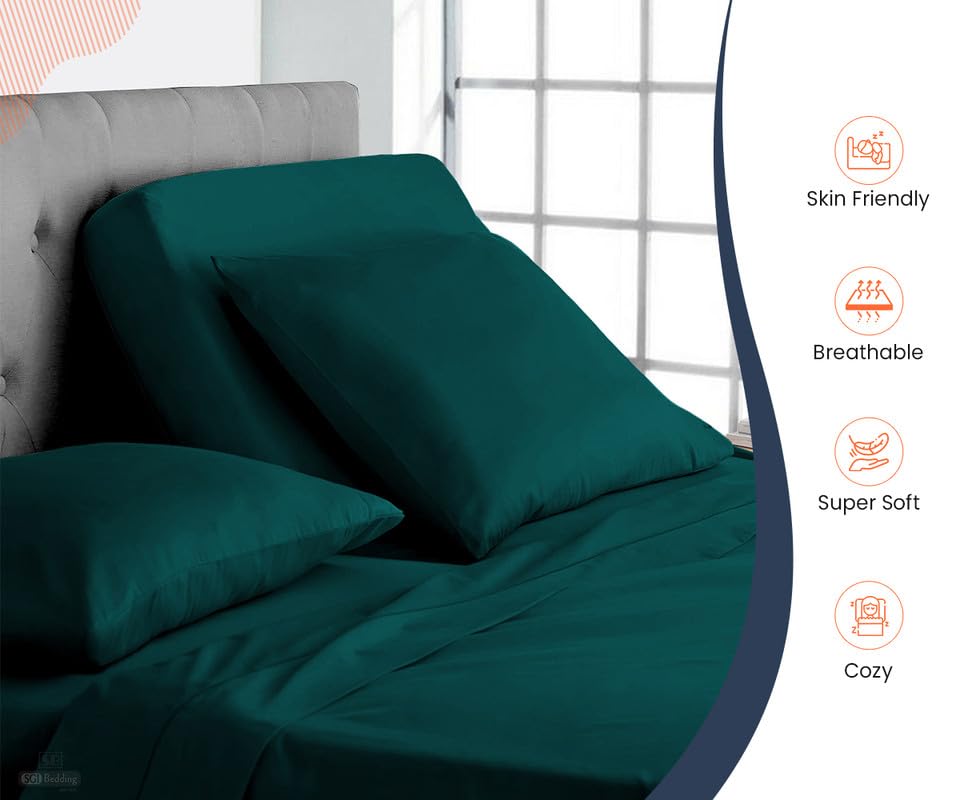 Premium 100% Egyptian Cotton Fitted Sheet for Adjustable Beds - 32