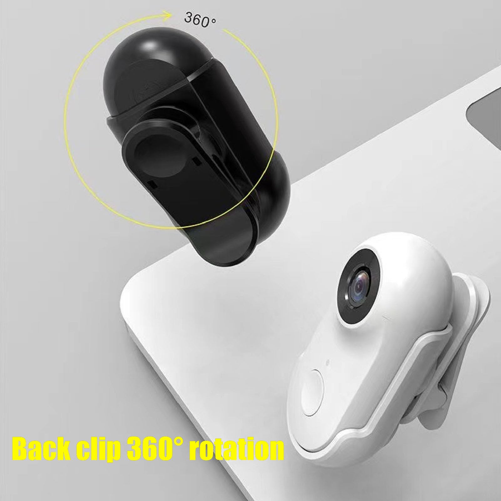 Eujgoov Micro Mini Camera - Wireless WiFi HD Action Camera, Thumb-Sized Motion Sport Camera, Lightweight & Portable for Outdoor Adventures, Vlogging, Travel (Black)