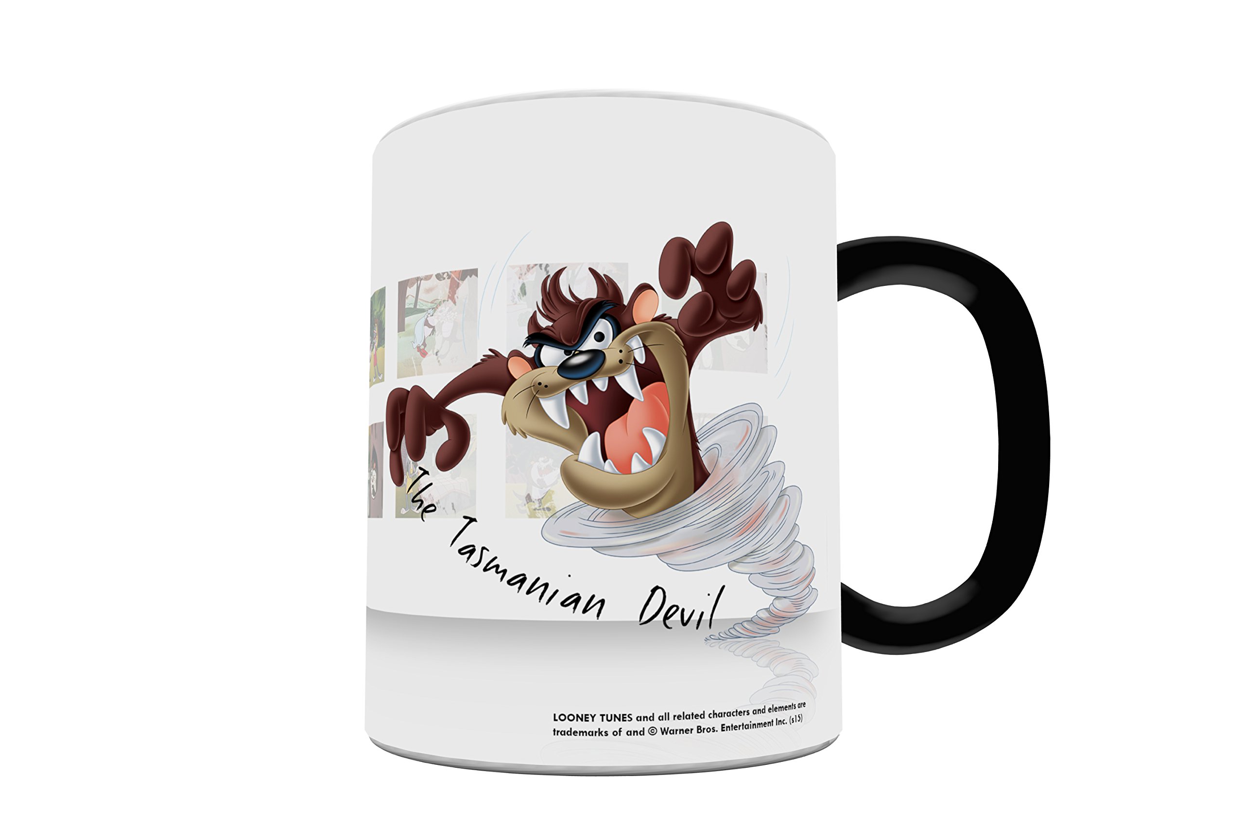 Looney Tunes Tazmanian Devil (Taz) Morphing Ceramic Mug - Heat Activated Color Changing Coffee Cup - Perfect for Coffee, Tea & Hot Chocolate Lovers - Great Gift for Cartoon Fans